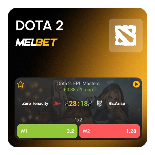 Prédisez les résultats des tournois mondiaux de Dota 2 sur Melbet.
