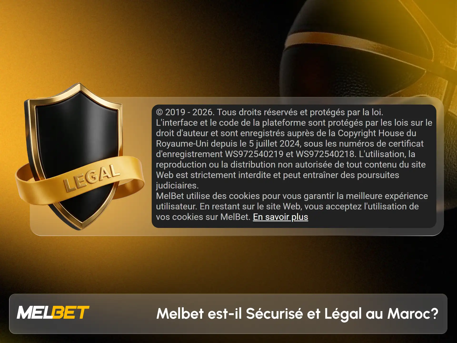 Vérifiez la licence officielle garantissant la sécurité de vos paris chez Melbet.