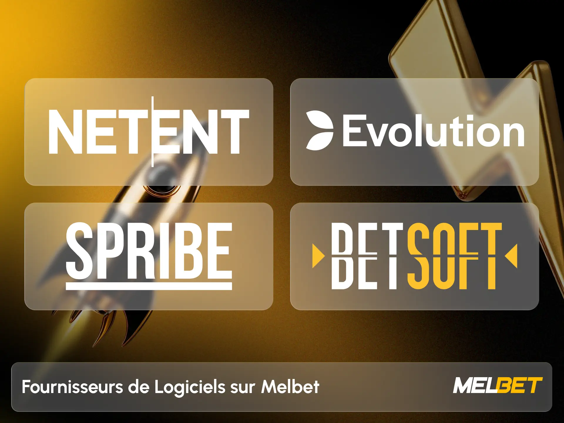 Découvrez les éditeurs de jeux mondialement célèbres disponibles sur Melbet.
