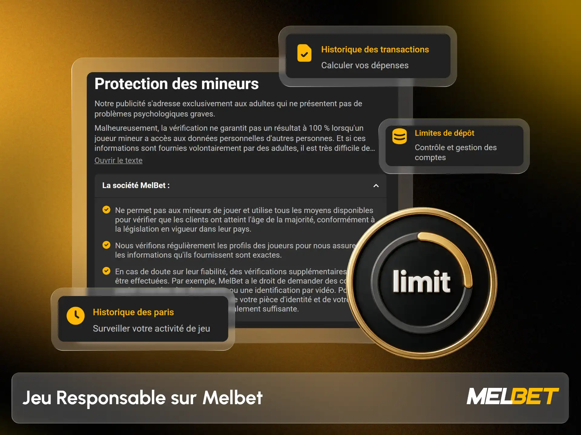 Fixez vos limites de mise et jouez de manière responsable Melbet.