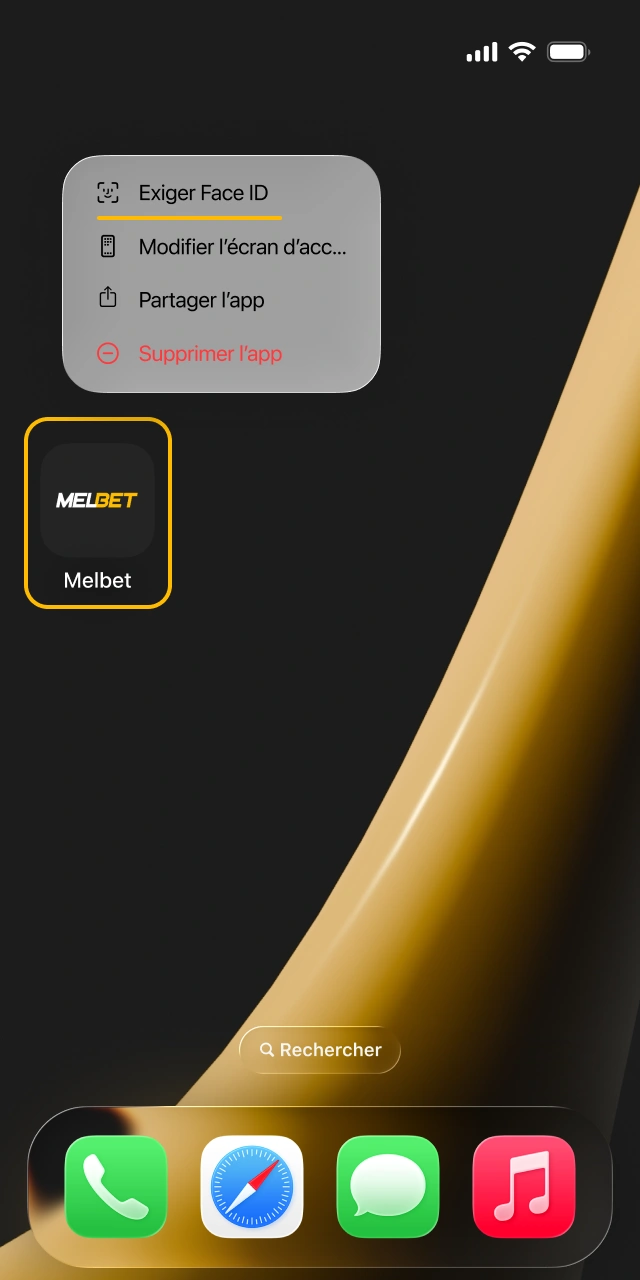Configurez l'empreinte digitale pour sécuriser votre accès rapide à Melbet.