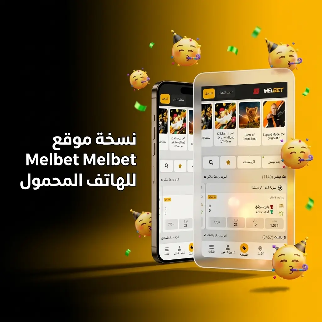 موقع Melbet للهاتف المحمول يدعم المراهنات الرياضية وألعاب الكازينو وإدارة الحساب عبر المتصفح