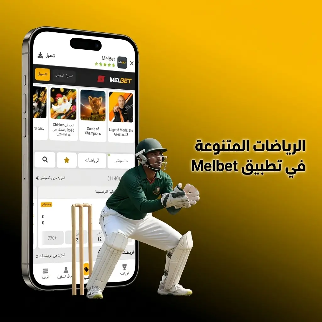 تطبيق Melbet للمراهنات الرياضية يشمل كرة القدم والرياضات الإلكترونية مع بث مباشر مجاني