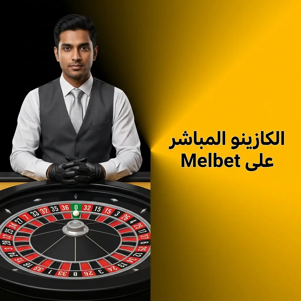 كازينو مباشر على Melbet مع مضيفين حقيقيين وألعاب روليت وبلاك جاك وباكارا عبر بث احترافي