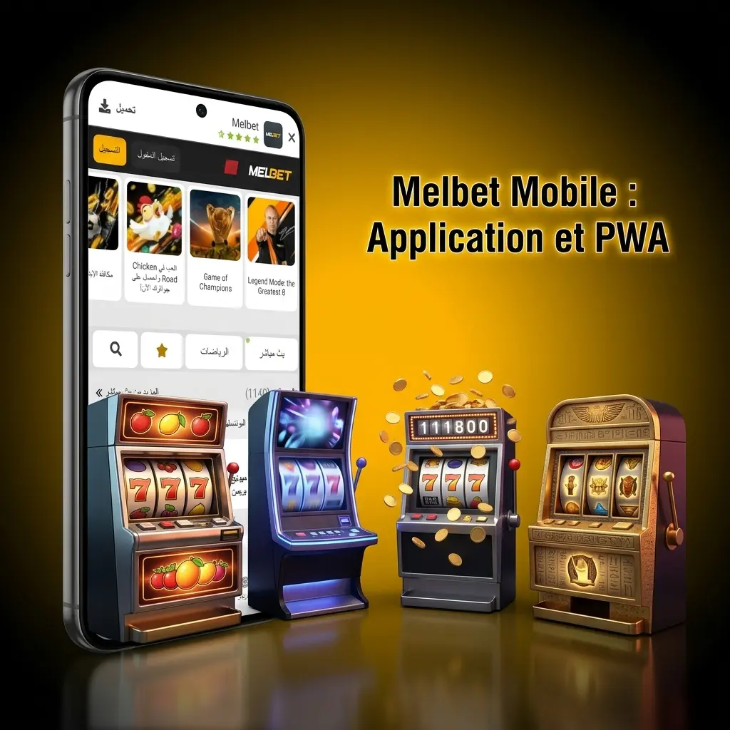 Melbet application mobile PWA disponible sur Android et iOS pour paris et jeux en ligne